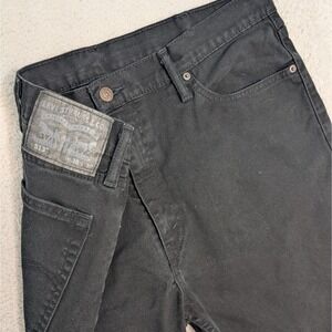 Levis 513 Jeans Mens 38x30 Black Slim Fit Stretch Straight Leg Denim Pants